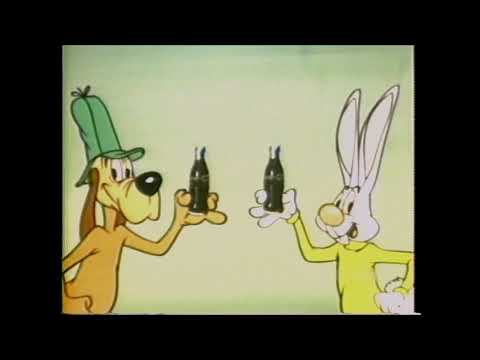 1953 CC-5 "The Hound And The Rabbit" (Walter Lantz) - Coca-Cola advertising cartoon - 55 seconds