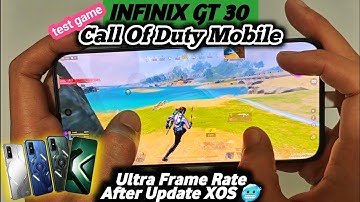 INFINIX GT 30 Test Game Call Of Duty Mobile Ultra Frame Rate | Full Handcam