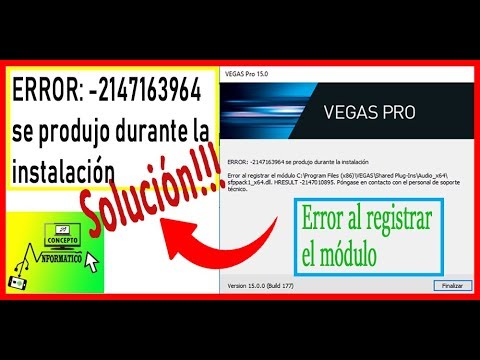 ERROR al REGISTAR el MODULO SONY VEGAS ⚡️SOLUCIÓN que FUNCIONA!!!⚡️