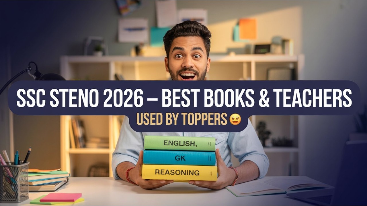 Best Books for SSC Stenographer 2026 Preparation | Top Teachers ...
