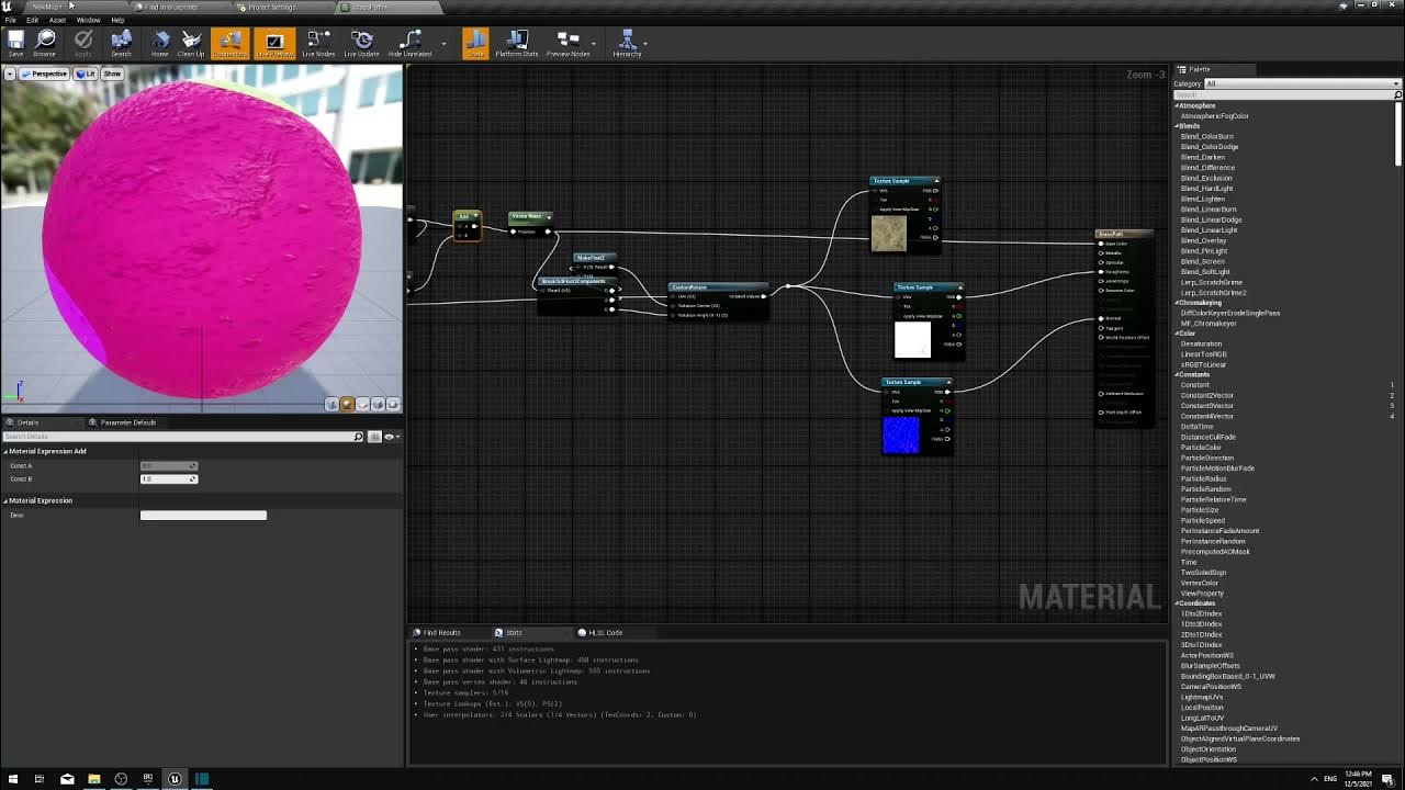 UE4/UE5 how to better cover up texture tiling - new method - YouTube
