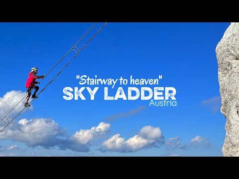Austria Sky Ladder | Via Ferrata Donnerkogel | Ladder to Heaven | Cinematic | 4K