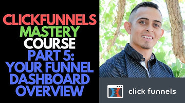 Click funnels Mastery Course -  Funnel Dashboard Overview Clickfunnel Back end PART 5