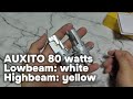 Auxito White and Yellow Headlight #hoobasics #carheadlights