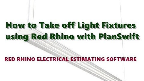 A Fast and Easy Way to Count Light Fixtures using PlanSwift