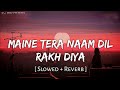 Maine Tera Naam Dil Rakh Diya Slowed Reverb Raghav Chaitanya Shreya Ghoshal Raj BROTHERS