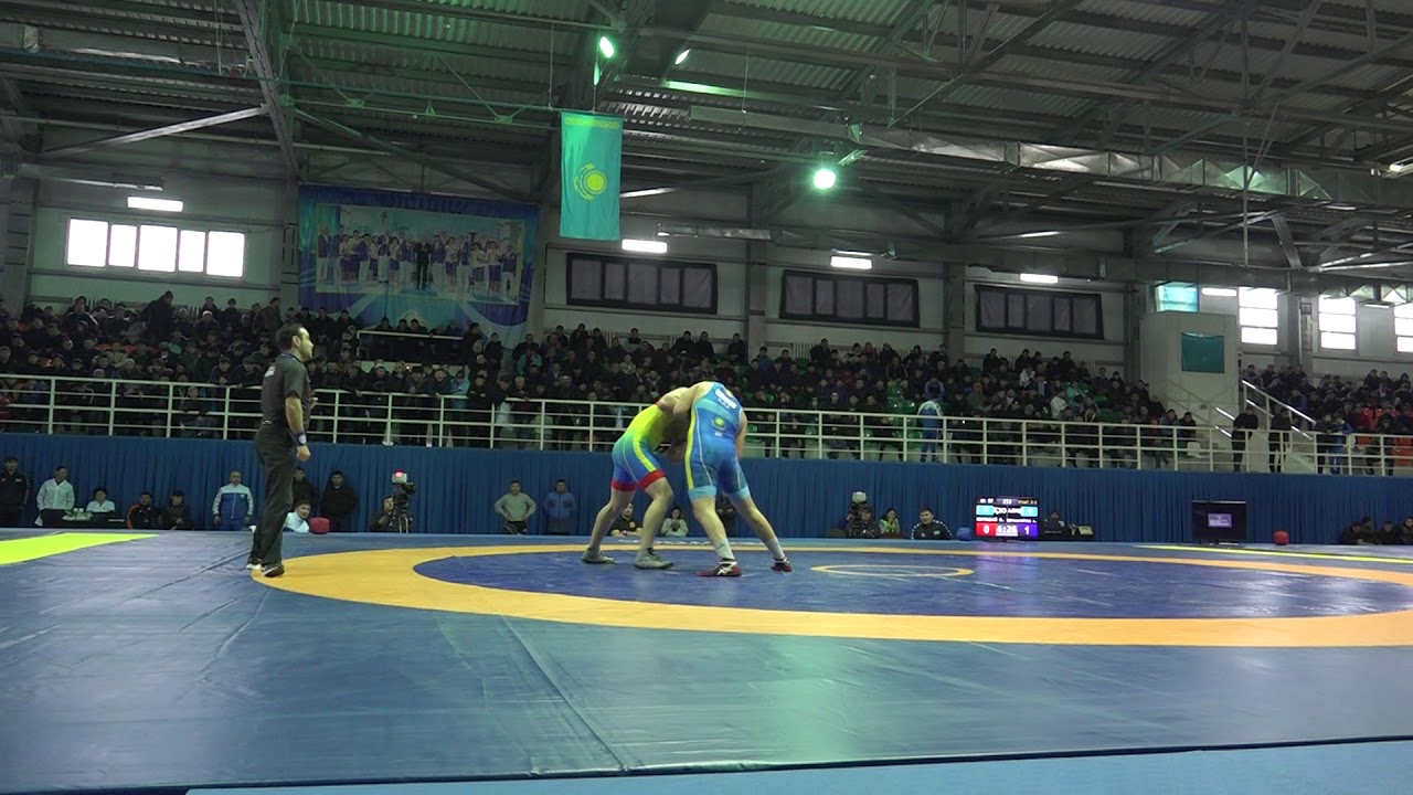 ЧРК 2019, 3-5 FINAL GR-97 KG SYRLYBAY O. VS KURMANSEITOV A. 1 PER