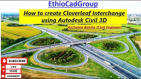 Civil 3D:How to Design Cloverleaf Interchange easily with interactive alignments corridor and target