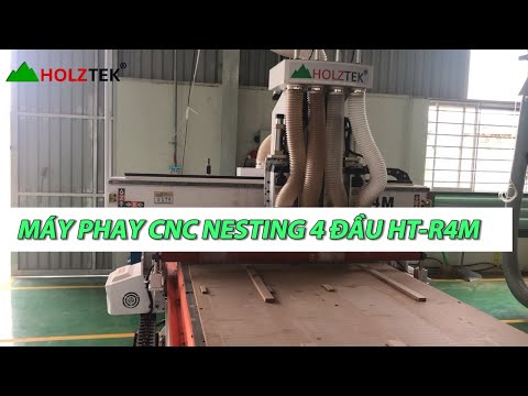 Máy Phay CNC Nesting 4 Đầu - HT-R4M