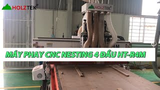 Máy Phay CNC Nesting 4 Đầu - HT-R4M