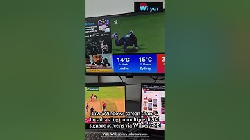 How to share Windows screen on multiple Digital Signage Screens with  Live RTMP and RTSP Stream