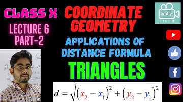Coordinate Geometry | Class 10| Chapter 7 NCERT| Applications of Distance Formula- Triangles| Part 2
