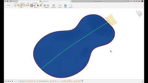 Archtop guitar surface modeling with Fusion 360 (loft tool) - Part 2 - Neck Plane