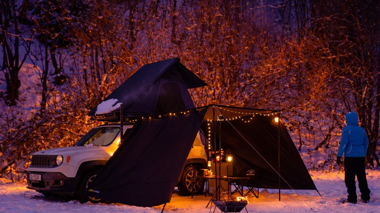 -8°C და სოლო ქემფინგი ❄️ შესაძლებელია? | Winter Solo Camping