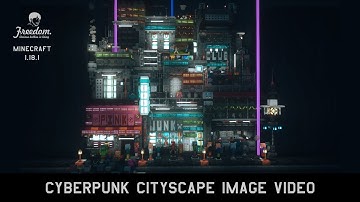 Minecraft | A Real Architect Builds a Cyberpunk Cityscape