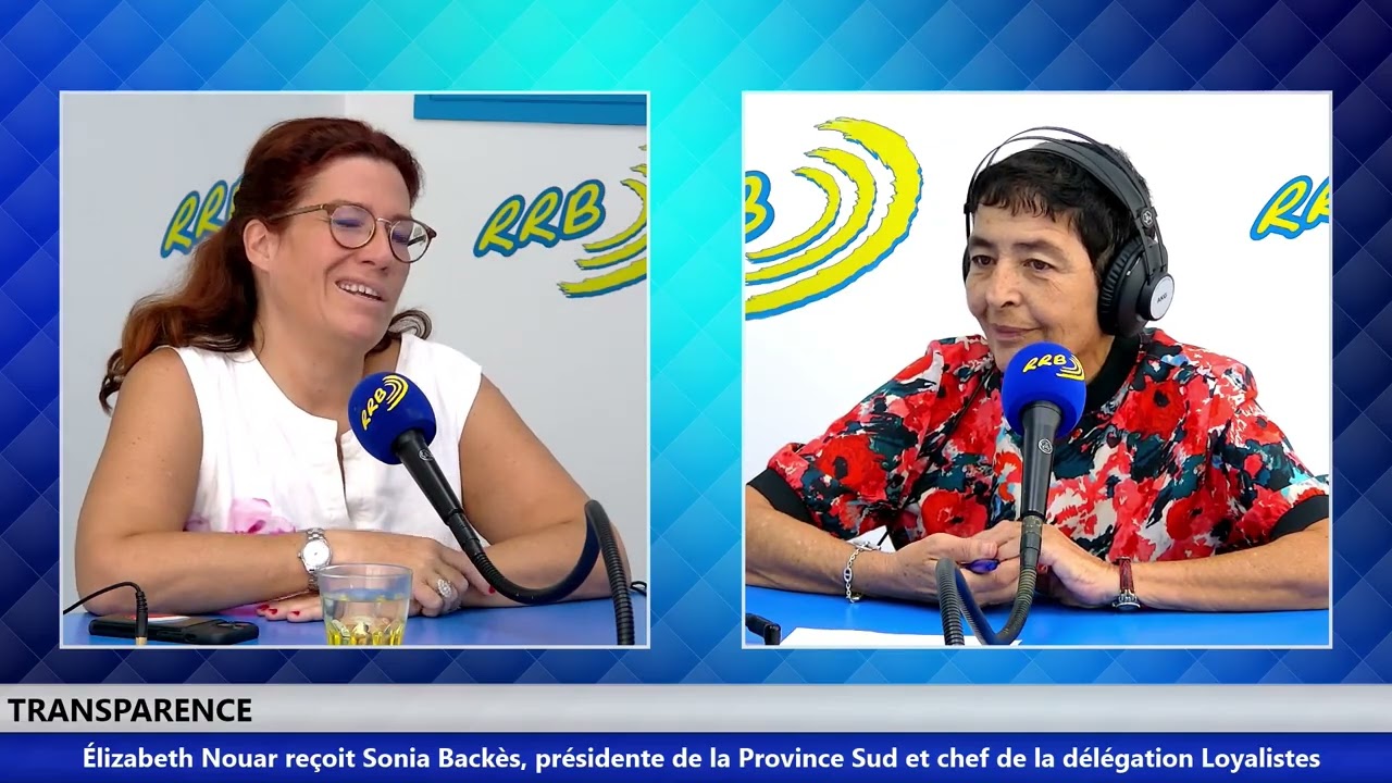 Sonia Backès, présidente de la Province Sud et chef de la délégation Loyalistes