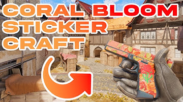 Glock-18 | Coral Bloom (CS2 Sticker Crafts)
