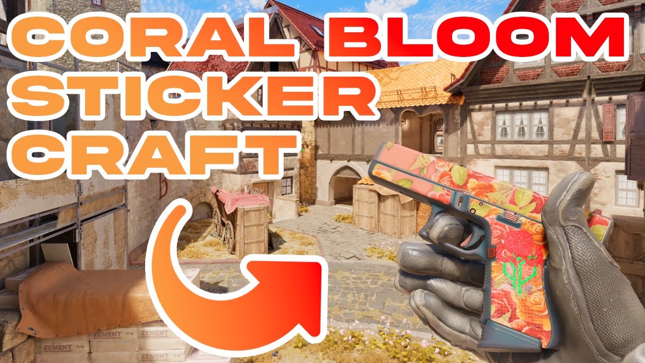 Glock-18 | Coral Bloom (CS2 Sticker Crafts)