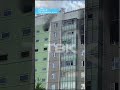 Пожар в 10-этажном доме