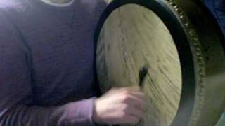 J. Parker Wood on Irish Bodhran - The Maids of Galway chords