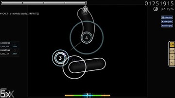 [osu!] ZiGZaG HACKER - V^3 (Hello World) [INFINITE] C (Axarious)