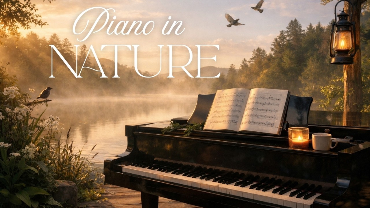 PIANO IN NATURE 🌿 Calming Piano & Soft Ambient Pads for Relaxation ...