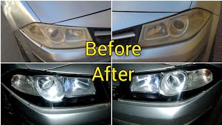 MEGANE 2 headlights full restoration