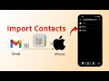 How to Import Contacts From Gmail to iPhone?