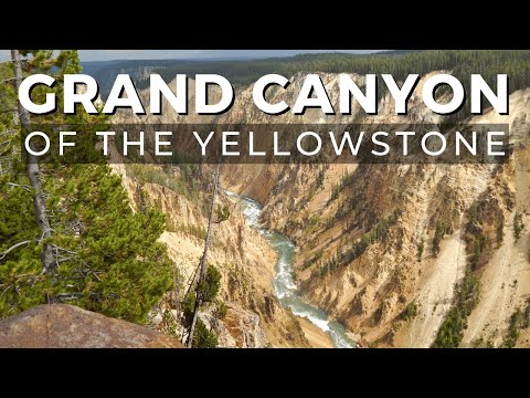 Grand Canyon of the Yellowstone: Upper &amp; Lower Falls, Canyon Village