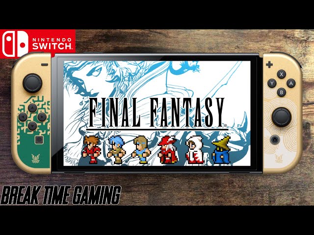 Final Fantasy Pixel Remaster - Nintendo Switch OLED Gameplay 
