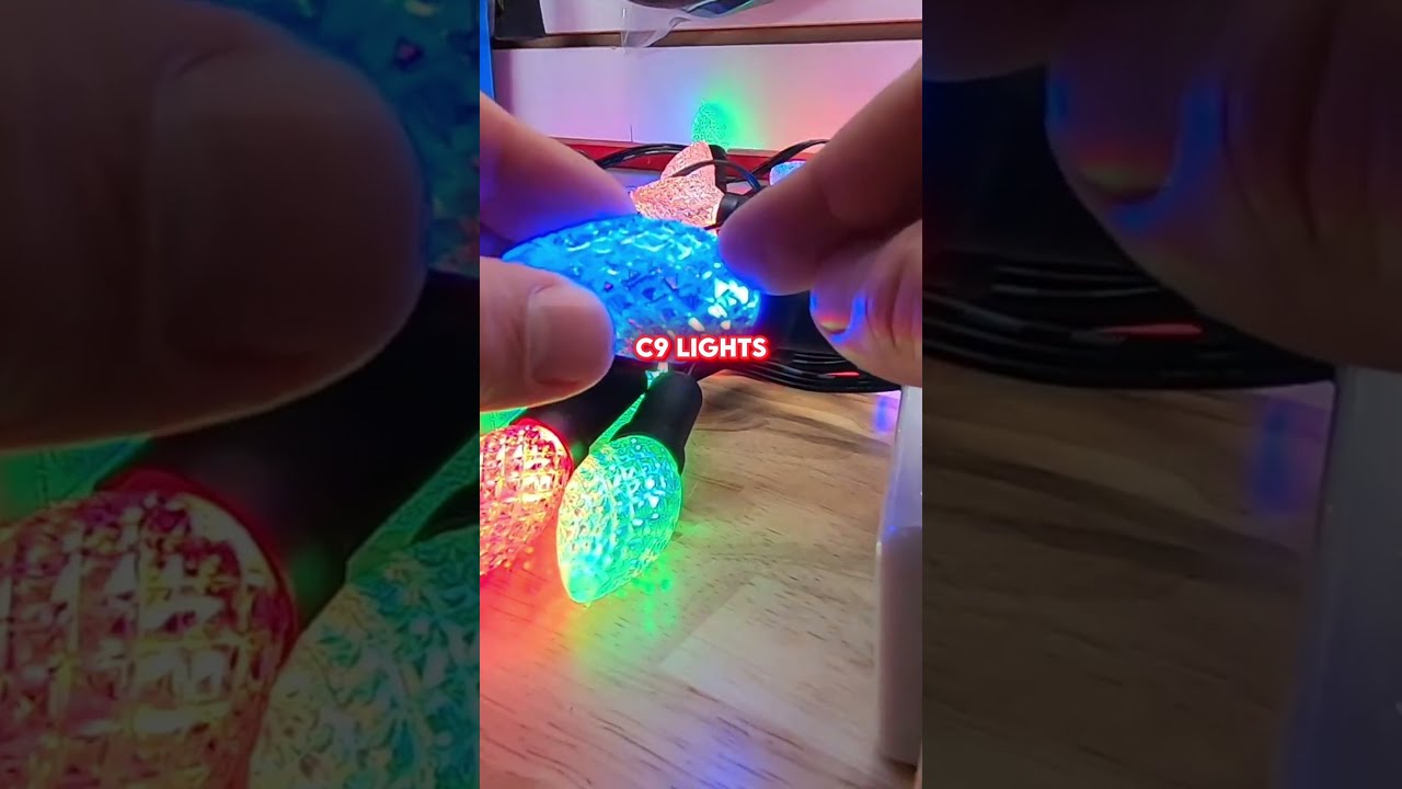 C9 LIGHTS VS COMMERCIAL CHRISTMAS
