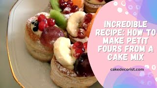 Incredible Recipe How To Make Petit Fours From A Cake Mix