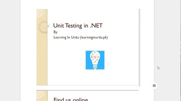 Introduction to Unit Testing - [Unit Testing with NUnit] - Part 1 [English]