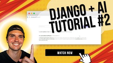 Django + OpenAI-GPT Tutorial #2 - AI Fashion Stylist | Database Models & Django Admin