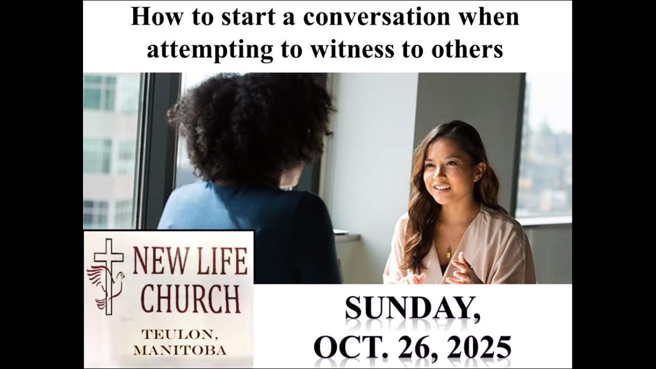 How to start a conversation