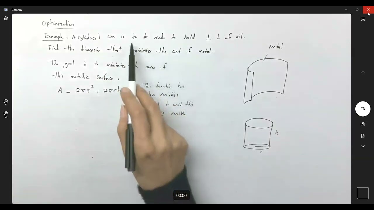 Minimize A Metal Sheet Cost To Manufacture A Cylindrical Can YouTube Minimize A Metal Sheet Cost To Manufacture A Cylindrical Can YouTube
