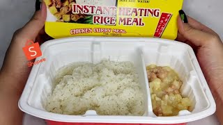 Instant Heating Rice Meal 8 Minute Chicken Curry - #Kenkobei - #Shopee - Just add water! Philippines