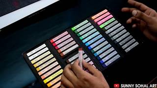 UNBOXING & REVIEWING MY NEW MUNGYO GALLERY SOFT PASTELS 48 SET screenshot 4