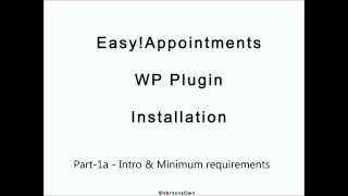EIA WP Plugin -Intro & Min Requirements