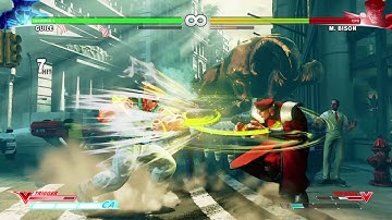 STREET FIGHTER V - Guile Combo - Crush Counter 2