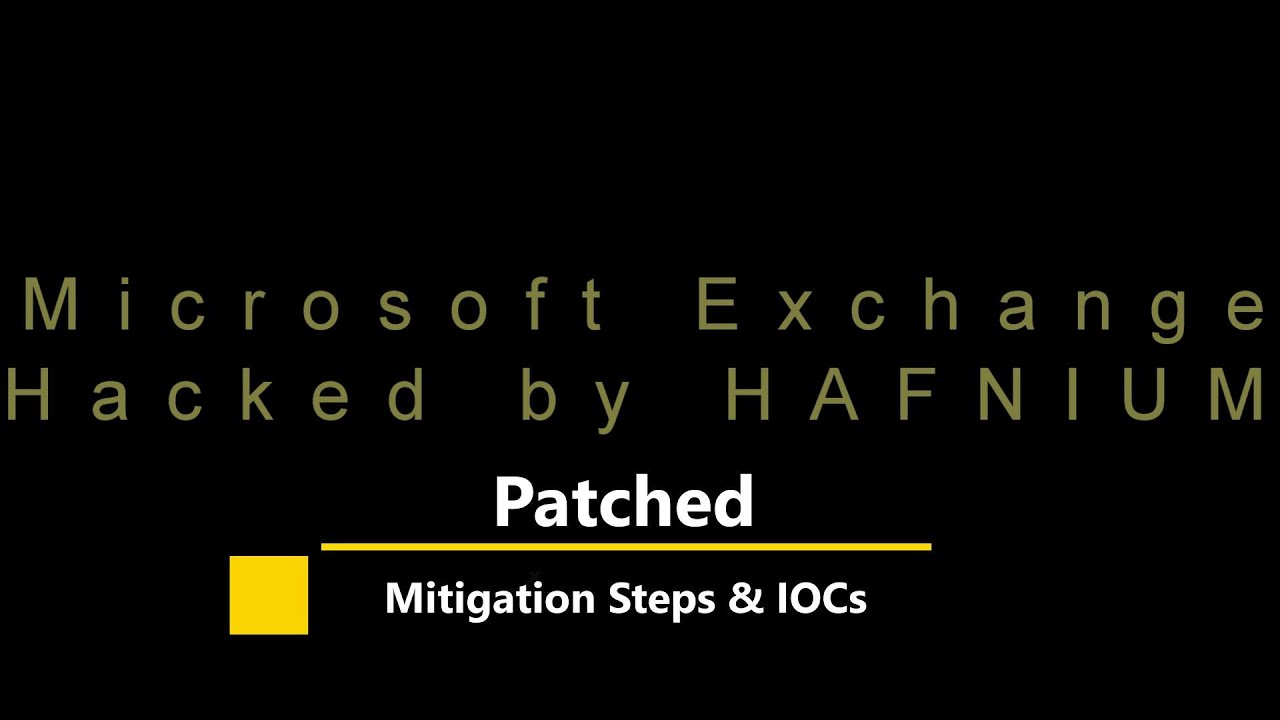 Microsoft patched several Zero days in Exchange Servers Exploited in the Wild!