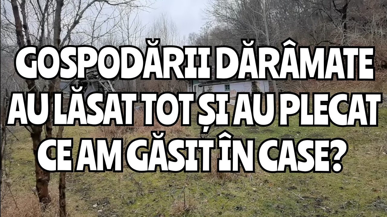 SAT PĂRĂSIT CUMPĂRAT DE CHINEZI! ODATĂ AICI LOCUIAU 50 DE FAMILII!