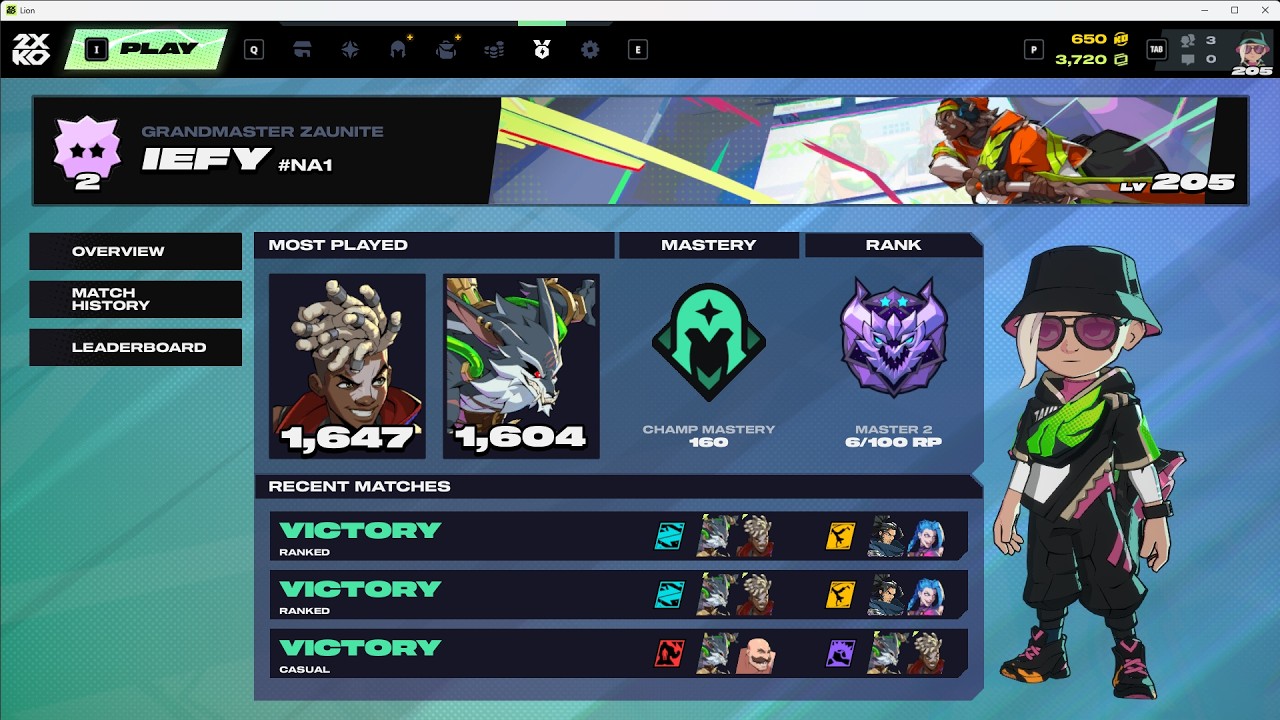 2xko masters ranked ekko/warwick 2x set with lowfi