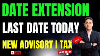 ITR date Extension New Update ITR 2025-26 Due date Extension Fake Alert New Advisory Income Tax #itr