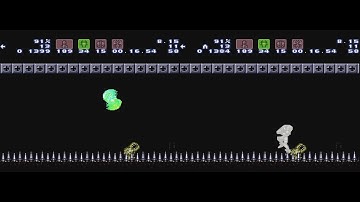 Super Metroid -- X-ray Hall Space Jump comparison