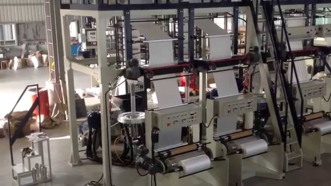 DM 55 twin head blown film extruder (Polystar Taiwan)