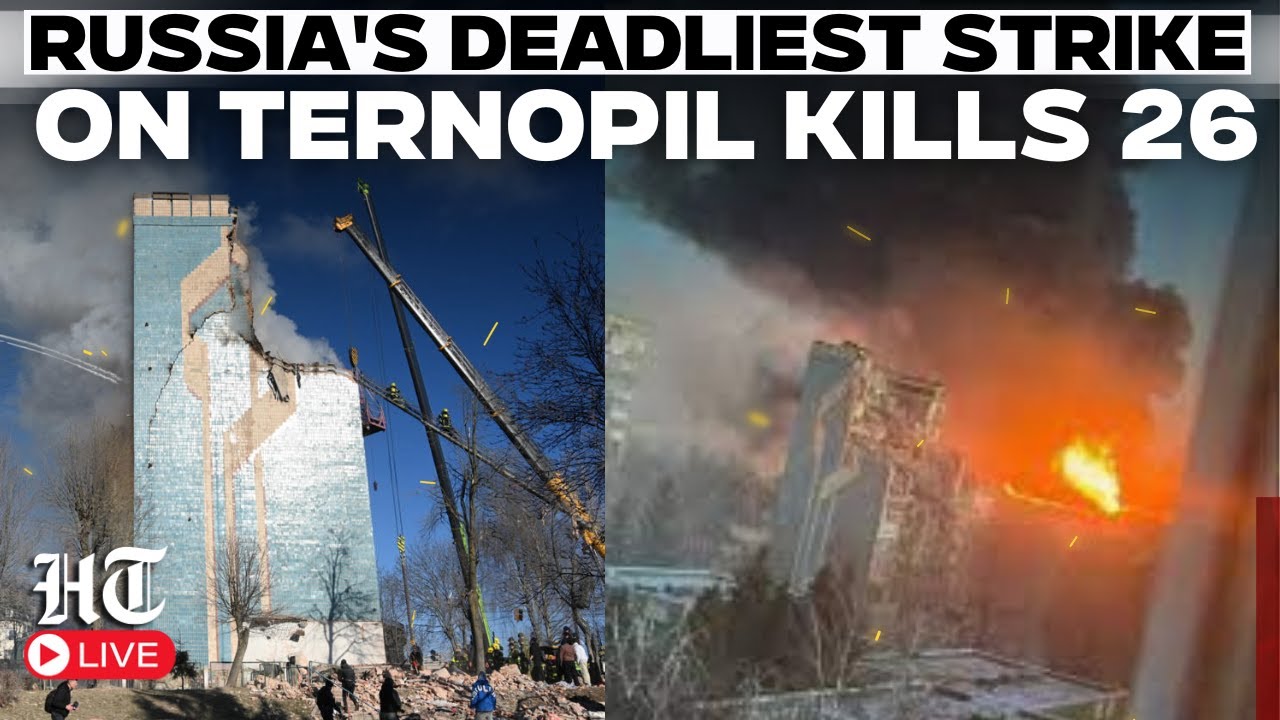 Russia Ukraine War LIVE: 70 Drones, 48 Missiles Fired at Ukraine's Ternopil | Putin | Zelensky News