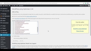 WordPress Ping Optimizer