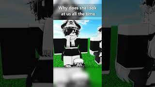 Why does she look at us all the time | Roblox animation #short #shorts #roblox