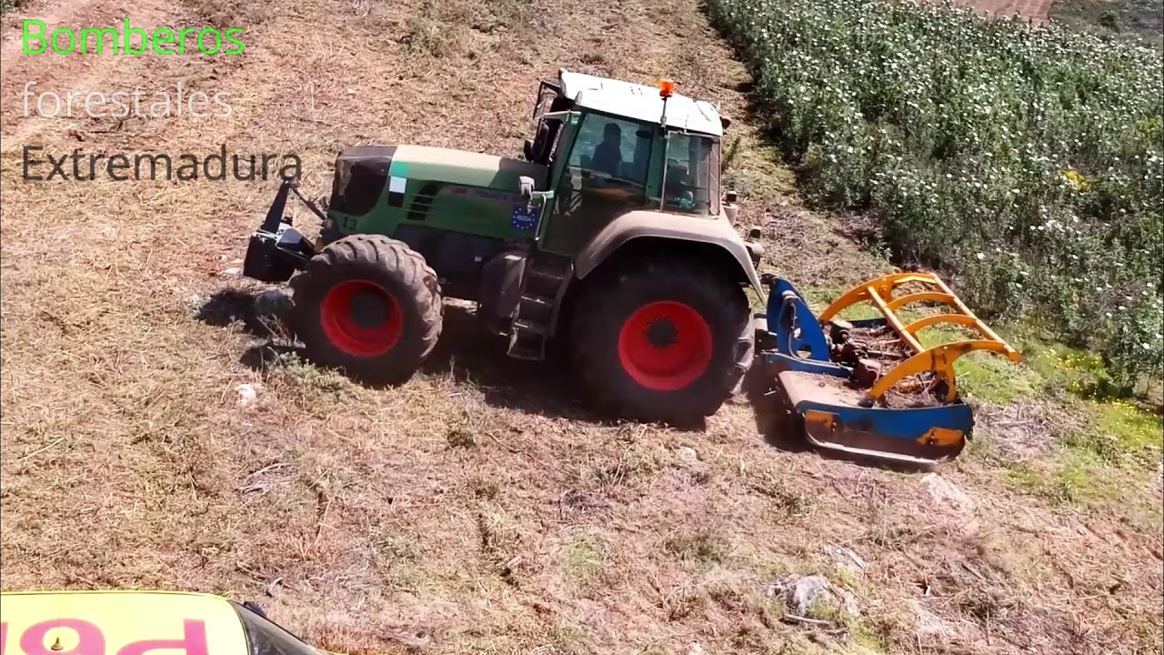 BOMBEROS FORESTALES EXTREMADURA. INFOEX. TRABAJOS PREVENTIVOS DE INVIERNO.